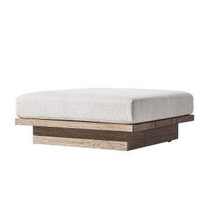 Poef Menorca – Teak Mocha & UV-Bestendig