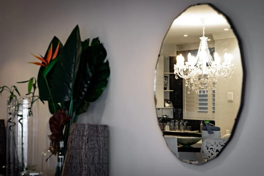 Photo by Magda Ehlers from Pexels: https://www.pexels.com/photo/oval-wall-mounted-mirror-1771748/