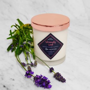 Aromatherapie Geurkaars Lavendel & Ylang Ylang – 100% Natuurlijke Sojawas – Handgegoten – 180g
